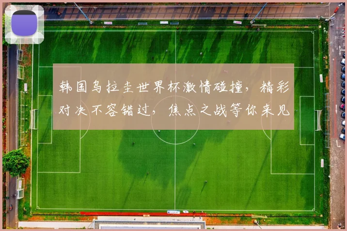 韩国乌拉圭世界杯激情碰撞，精彩对决不容错过，焦点之战等你来见证